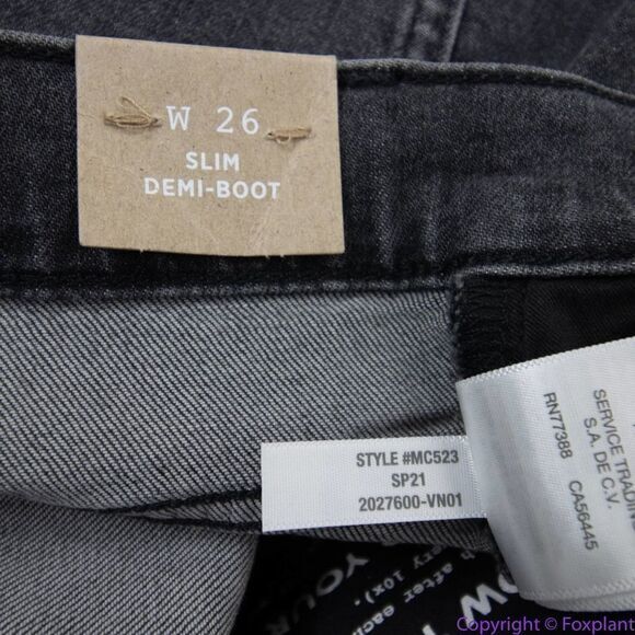 NEW Madewell Slim Demi-Boot Jeans in Hayford Wash, 26 - Picture 14 of 14